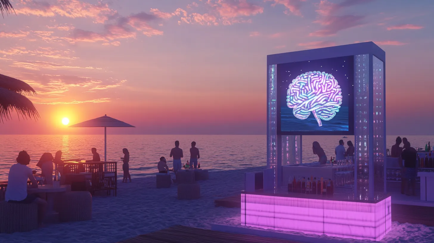 Ein schöner Abend an der Strandbar
